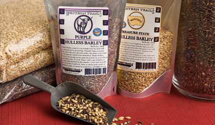 Photo Hulless barley from Western Trails Food